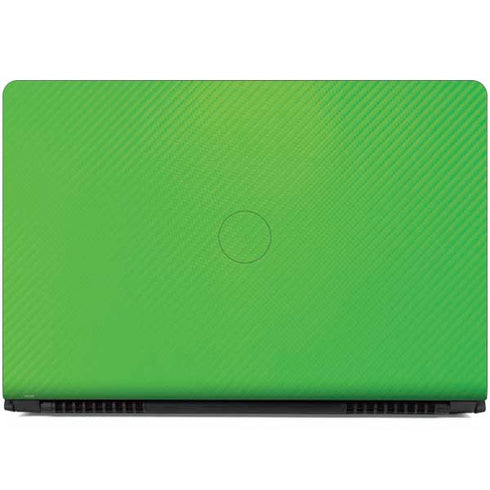 Green Carbon Fiber Specialty Texture Material Dell Inspiron Skin